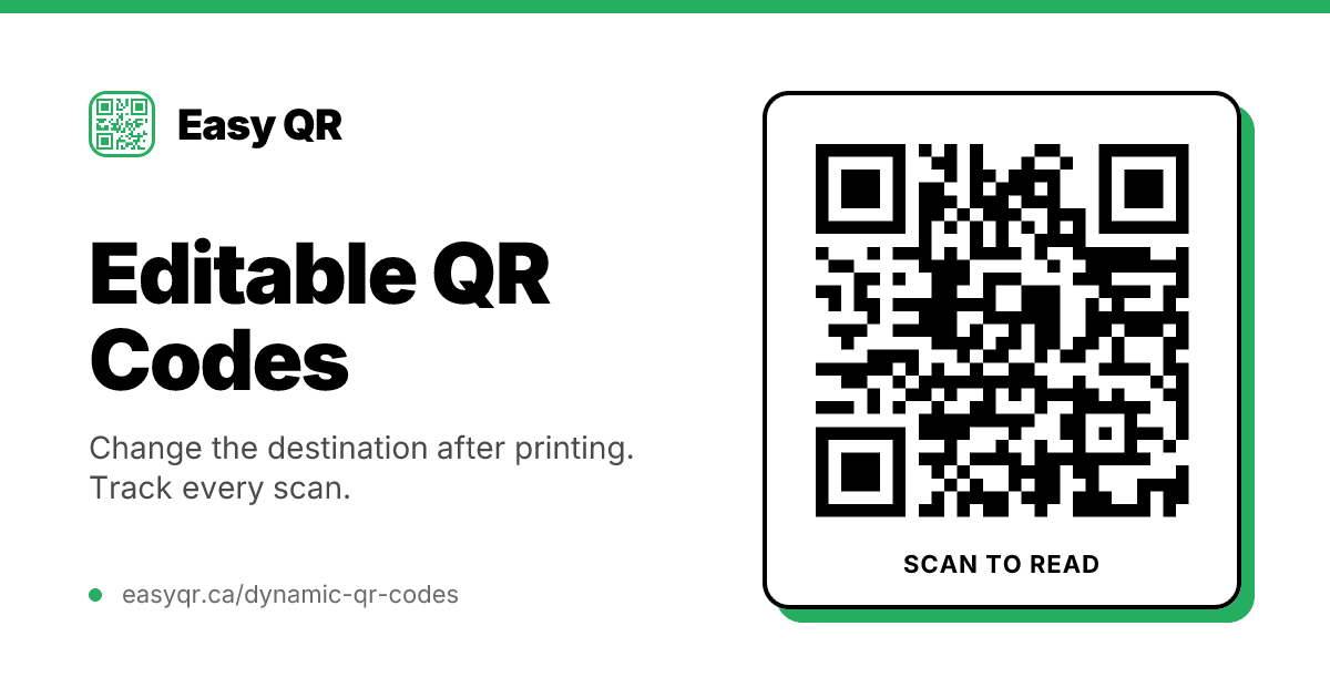 How to Make a QR Code You Can Edit Later
